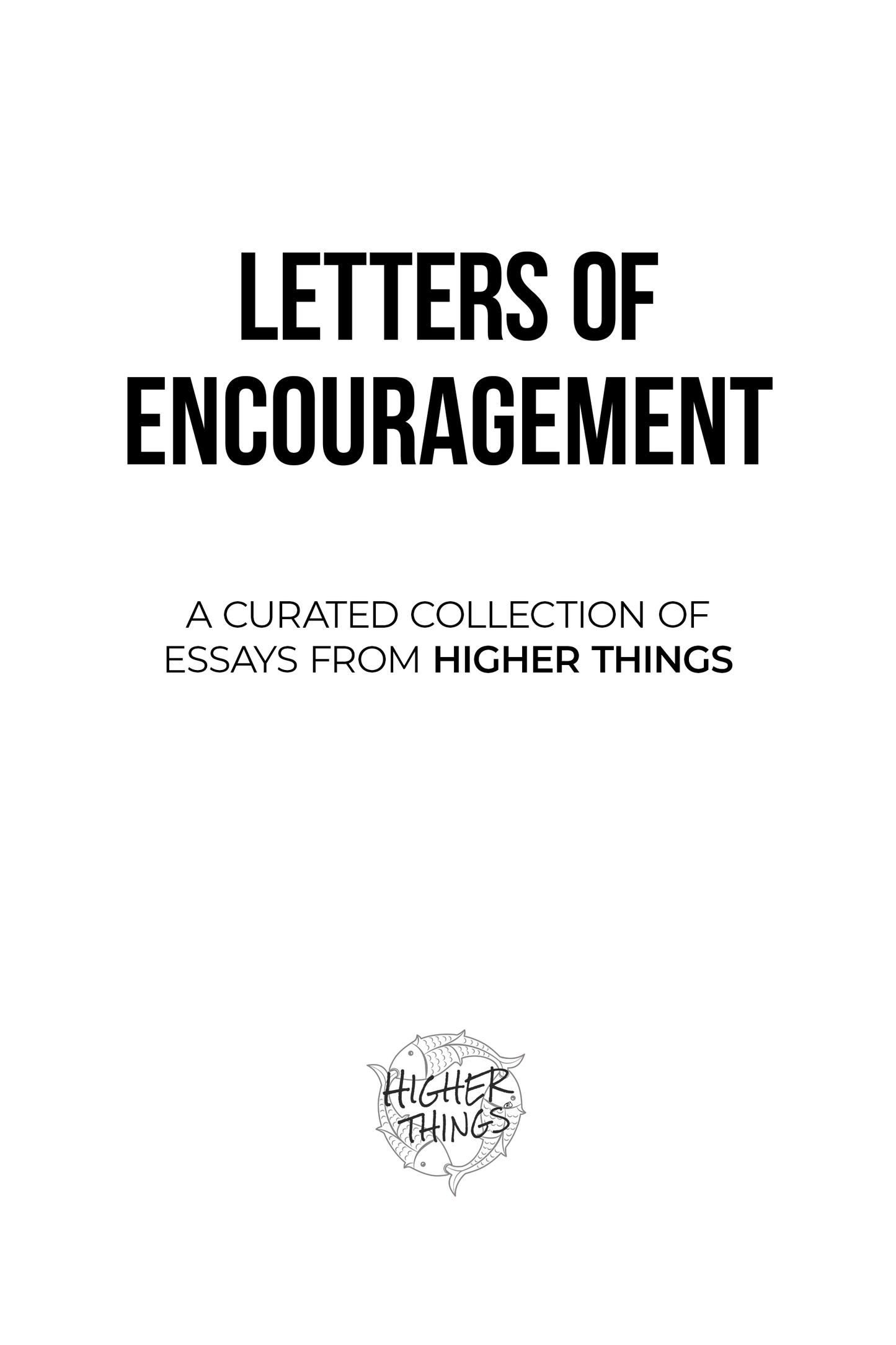 Letters of Encouragement